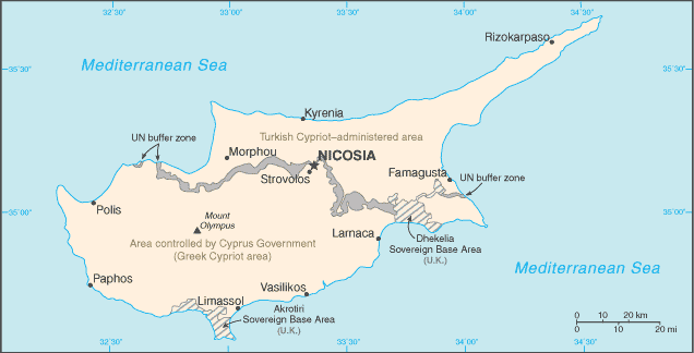 cyprus maps